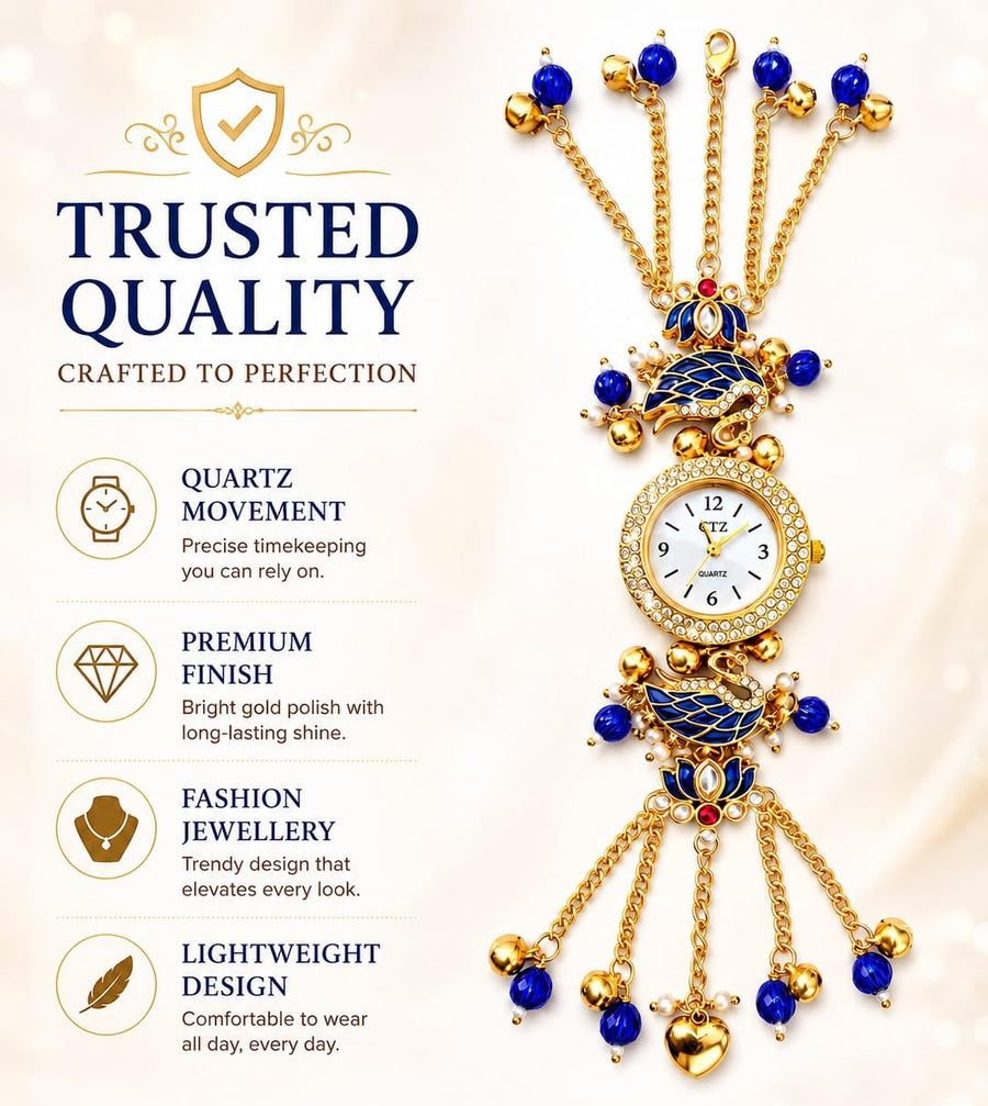 Kashmiri Bracelet Watch for Women