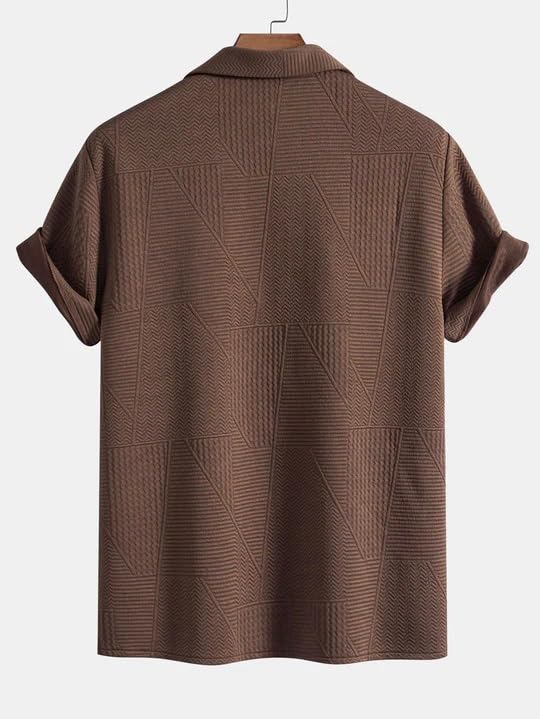 Leriya Fashion Shirt for Man Polycotton Regular Fit | Mens Casual Shirts | Shirt for Man| Shirts for Mens Stylish |Half Sleeve Button Down Textured Summer Wear (Available in Plus Sizes)