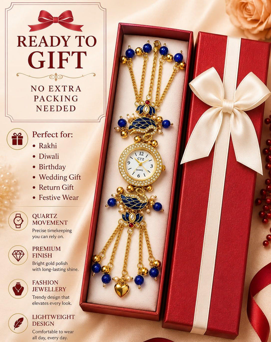 Kashmiri Bracelet Watch for Women